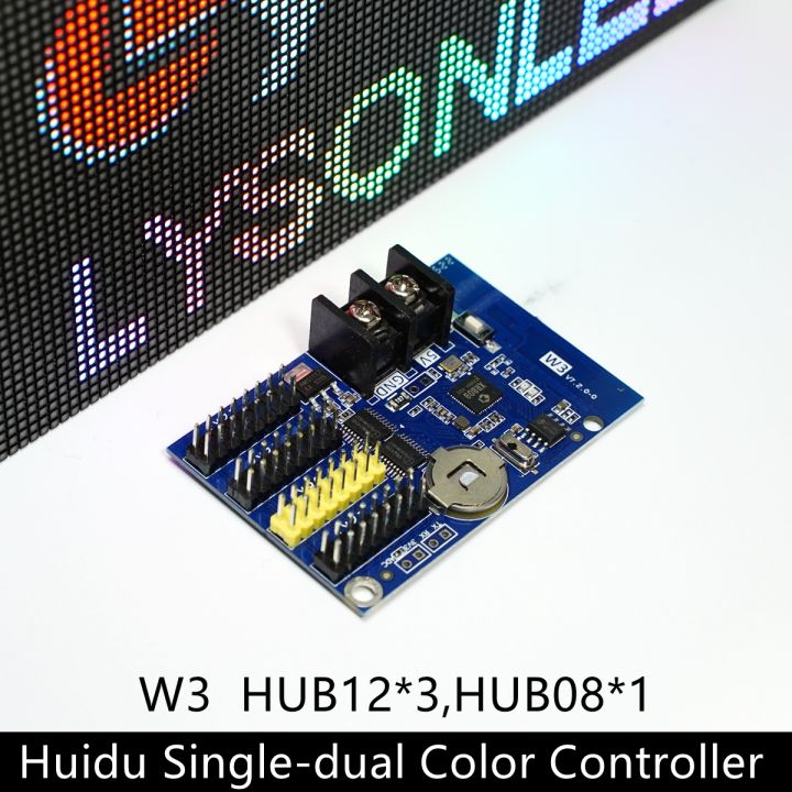 Monochrome Wi-Fi Control Card HD-W3A HD-W3 Low Cost For Shop Signboard Display 1280*32 Pixels