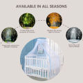 Universal Netting Mosquito Net Foldable Infant Canopy Round Bed Canopy Mosquito Net For Baby Summer Baby Crib Net Crib Dome. 