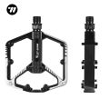 WEST BIKING Bicycle Pedal Aluminum Alloy Pedal Mountain Bike Pedal Chrome-Molybdenum Steel Axle Pedal. 