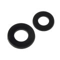 60pc Fitting Rings Washer White Plastic For Door Hinge 0.5-1.2mm Nylon Gasket High Temperature Insulation Flat Gasket.