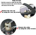 Diesel Fuel Filter Wrench for Davco 4.6/5/6/8 inch Fuel Water Filter,Fuel Filter Removal Tool for DD13, DD15, DD16 Diesel Engine. 