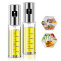 Glass Spray Bottle Kitchen Tool Spray Oiler Seasoning Condiment Bottle Pump Oil Pot Leak-Proof Grill BBQ Sprayer Oil Dispenser. 