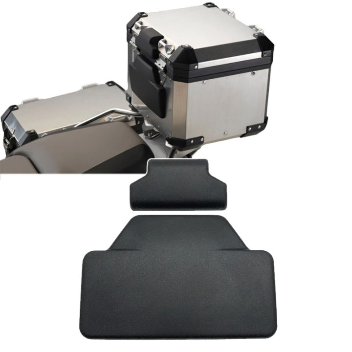 Universal Motorcycle Passenger Backrest Back Pad Self-adhesive Shockproof Moto Rear Top Case Box Luggage Cushion Pad Backrest