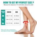 1Pcs Ankle Compression Sleeve for Women/Men,Ankle Brace with Silicone Gel, Toeless Compression Sock for Arch & Heel Pain Relief.