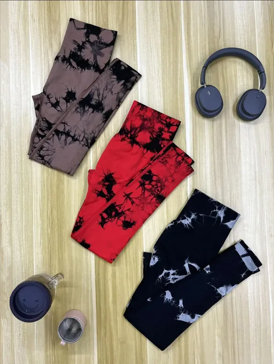 Tie%20Dye%20Seamless%20Leggings%20for%20Women%20High%20Waist%20Yoga%20Pants%20Scrunch%20Butt%20Lifting%20Elastic%20Tights%20Wide%20Waistband%20Sports%20Leggings%20-%20Image%205