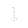 Invisible Plastic Earring Posts Clear Ear Hole Retainer Earring Studs Clear Ear Spacers Cartilage Piercing Jewelry for Men Women. 