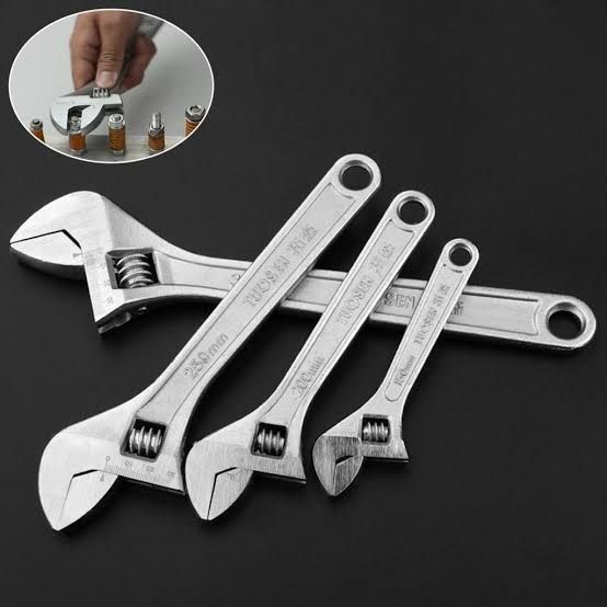 Screw range Adjustable Wrench 6" 8" 10" 12" Enlarge Open Monkey Wrench Multifunction Universal Spanner Pipe Wrench Repair Hand Tools