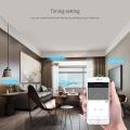 Tuya Smart Life WIFI LED Light Switch Voice Control APP Socket 15A EU Power Plug Wireless Wall Outlet For Alexa Echo  Home lightify. 
