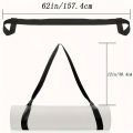 Adjustable Yoga Mat Storage Strap with Thickened Carrier - Multi-Purpose Fitness Strap Suitable for Yoga Mats, Gym Eq.