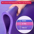 12mm thick yoga mat non-slip blanket home gym sports women's health weight loss fitness mat exercise mat ladies  12mm. 