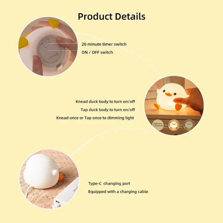 DoDo%20Duck%20Night%20Light%20Cute%20Duck%20Silicone%20Dimmable%20Nursery%20Nightlight%20Rechargeable%20LED%20Bedside%20Lamp%20Baby%20Bedrooms%20Living%20Room%20-%20Image%206
