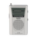 INDIN BC-R60 AM FM Portable Pocket Radio Telescopic Antenna Mini Radio Music Player Built-in Speaker for House & Outdoor. 