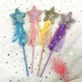 1pc Hot Sale Cute Dreamlike Five Pointed Star Fairy Wand Kids Stick Girl Birthday Gift Party Halloween Princess Cosplay Props.