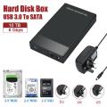 3.5 Inch HDD Case Portable SATA Hard Drive HDD Enclosure Box For Desktop Computer PC Hard Disk SATA to USB Drive Box 1TB 2TB 4TB 8TB External Storage HDD Enclosure High Speed Super Fast Data Transfer Mobile OTG Supported Laptop Desktop PC. 