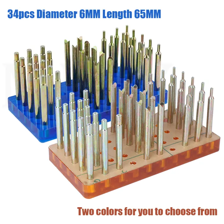 High Precision Gem Dopsticks Set 34pcs Diameter 6MM Length 65MM ...
