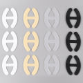 4 color H-shaped underwear anti slip buckle bra shoulder strap cross strap buckle underwear accessories.