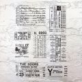 Vintage Digital English Clear Silicone Stamps for Card Making Material Scrapbooking Planner Journaling Transparent Rubber Stamp. 