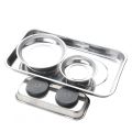 Round/square magnetic bowl, durable, equipped with magnetic stainless steel parts tray, easy to access parts and prevent parts f. 