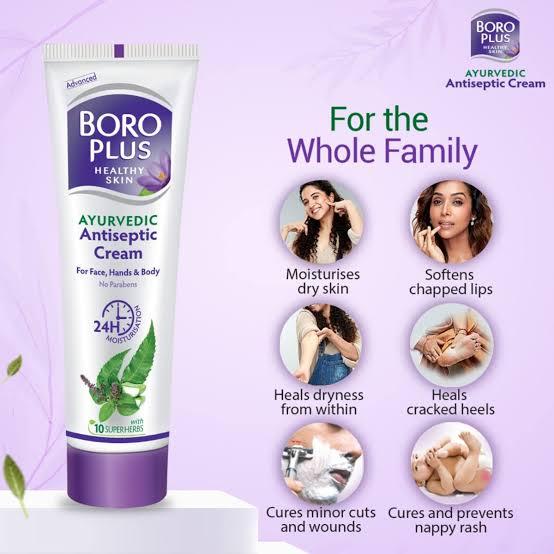 BOROPLUS

Boroplus Antiseptic Cream - 24-Hour Moisturisation & Wound Care Solution, 40ml