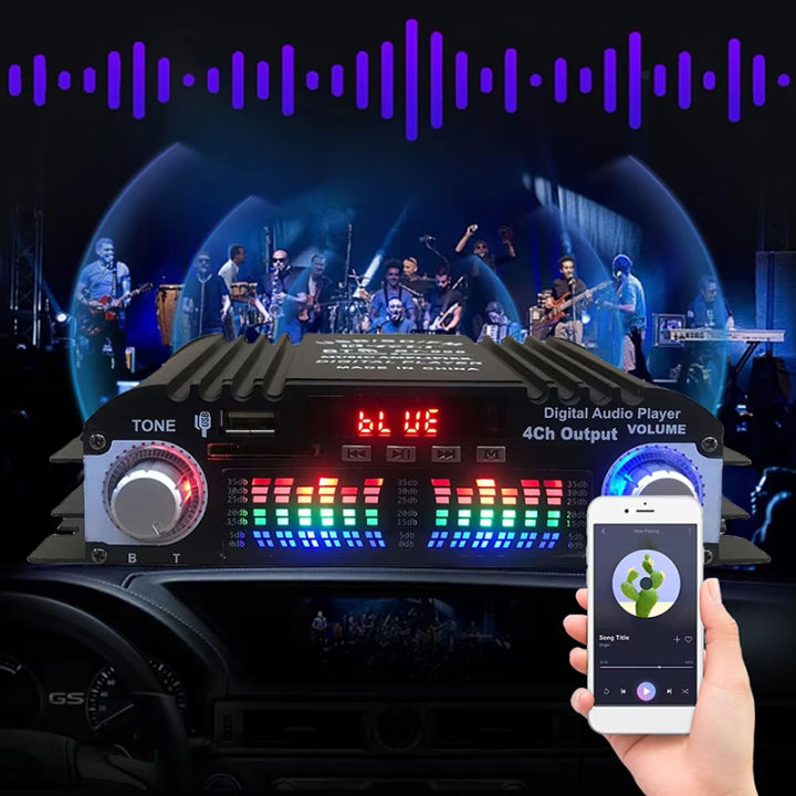4%20Channel%20HiFi%20Sound%20Amplifier%20Digital%20Audio%20Bluetooth%20Amplifier%201600W%20Peak%20Power%20Karaoke%20Player%20FM%20Radio%20Support%20Remote%20Control%20-%20Image%202