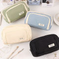 Simplified Japanese Large Capacity Pencil Case Stationery Box for Elementary, Middle, and High School Students.