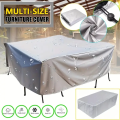 219 Sizes of Patio Furniture Covers, Table and Chair Covers, Waterproof, Dustproof, UV-proof 210D Oxford Cloth Protective Cover. 