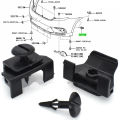 10X Car Front Bumper Retaining Clips Fender Retainer Fasteners for Toyota Chr Camry Corolla Prius Lexus Highlander Reiz Камри 40. 