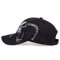 Unisex Side Skull Pattern Embroidery Baseball Caps Spring and Autumn Outdoor Adjustable Casual Hats Sunscreen Hat.