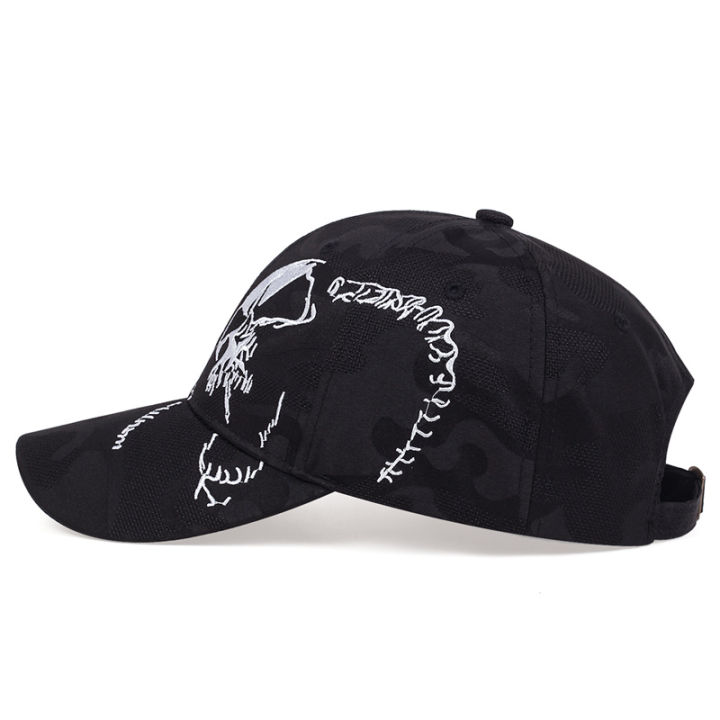 Unisex%20Side%20Skull%20Pattern%20Embroidery%20Baseball%20Caps%20Spring%20and%20Autumn%20Outdoor%20Adjustable%20Casual%20Hats%20Sunscreen%20Hat%20-%20Image%205