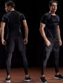Men's Compression T-Shirt Summer Sportswear Running T shirt Elastic Quick Dry Sport Tops Tee Athletic Gym Workout T Shirts Men. 