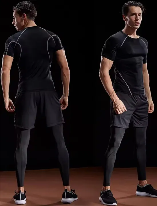 Men's%20Compression%20T-Shirt%20Summer%20Sportswear%20Running%20T%20shirt%20Elastic%20Quick%20Dry%20Sport%20Tops%20Tee%20Athletic%20Gym%20Workout%20T%20Shirts%20Men%20-%20Image%204