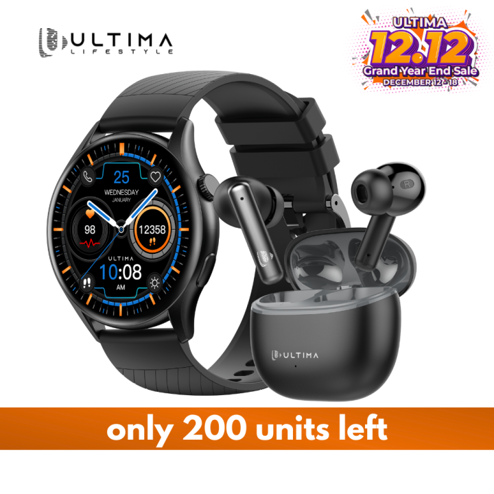 Ultima Watch Circle & Boom 141 ANC Earbuds, a Premium Model is a Perfect Companion for Fitness, Music & More.