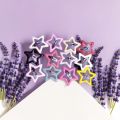 Star Hair Pin's For kid's Girls, Hair Clips for girls, Korean Design - A Pack of 6 Metallic Pins. 