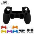 DATA FROG Anti-Slip Silicone Protective Case For PS4 Controller Soft Cover For PS4 / PS4 Pro / PS4 Slim Gamepad.