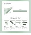 2M Baby Safety Protection Strip Table Desk Edge Guard Strip Corner Protector Furniture Corners Children Safety Foam Protection.
