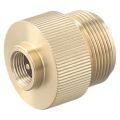 Outdoor Camping Brass Adapter For Gas Flat Tank To Mapp Interface. 