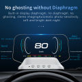 Hud Obd C3 Universal Digital Board OBD2 Display Gps Speedometer Headup Display Multifunction Screen Temperature Achometer Rpm. 