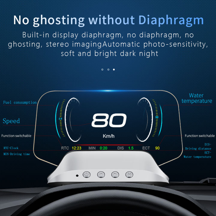 Hud%20Obd%20C3%20Universal%20Digital%20Board%20OBD2%20Display%20Gps%20Speedometer%20Headup%20Display%20Multifunction%20Screen%20Temperature%20Achometer%20Rpm%20-%20Image%204