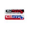 1 Pair 3D Epoxy Resin Gel ESP Logo Moto Bike Stickers Decor Motorcycle Scooter Body ESP+ Emblem Badge Decals Accessories. 