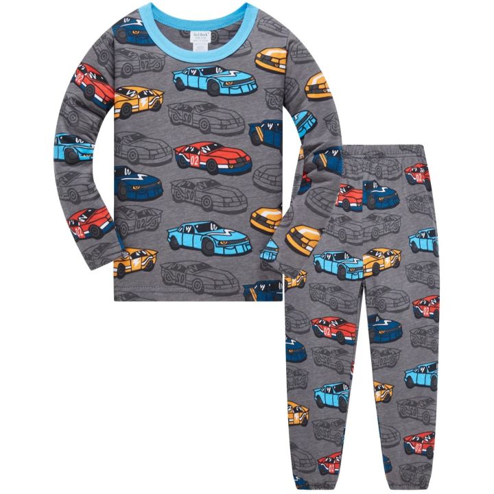 Kids%20Pajama%20Set%20100%25%20Cotton%20Soft%20Car%20Full%20Print%20Loungewear%20Nightwear%20Long%20Sleeve%20Pjs%20for%20Toddler%20Boys%20Girls%20Age%201-8%20Years%20-%20Image%207
