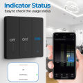 Zigbee Tuya Smart Light Switch No Neutral Wire Capacitor Require EU Wall Switch Voice Remote Control Work With Alexa  Home lightify. 