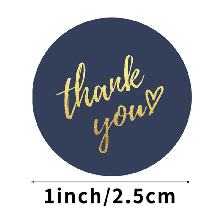 50-500pcs%201inch%20Blue%20Thank%20You%20Stickers%20For%20Envelope%20Sealing%20Labels%20Stationery%20Supplies%20Handmade%20Wedding%20%20Decoration%20Sticker%20-%20Image%203