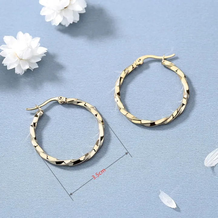 Korean%20version%20of%20large%20knotted%20earrings%20stainless%20steel%20earrings,%20luxury%20style%20earrings%20-%20Image%203