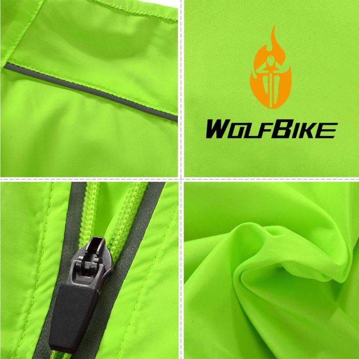 WOLFBIKE%20Windproof%20Cycling%20Jacket%20Jersey%20Vest%20Wind%20Coat%20Windbreaker%20Jacket%20Outdoor%20Sportswear%20Reflective%20Water%20Repellent%20-%20Image%203