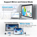 4K DisplayPort to HDMI-compatible Adapter Male DP to Female HDMI-Compatible Cable Converter Video Audio For HDTV PC Projector. 