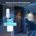 10G MmWave Radar Zigbee Human Motion Sensor with Illuminance Temperature Humidity Detector Support Tuya Zigbee or Zigbee2MQTT. 