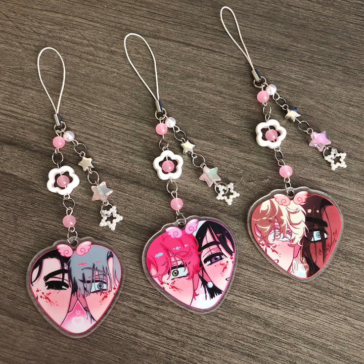 Anime%20Alien%20Stage%20Ivan%20till%20Mizi%20Hyuna%20Sua%20Luka%20Mobile%20Phone%20Chain%20Acrylic%20Heart%20Keychain%20Cosplay%20Props%20Couple%20Friends%20%20-%20Image%204