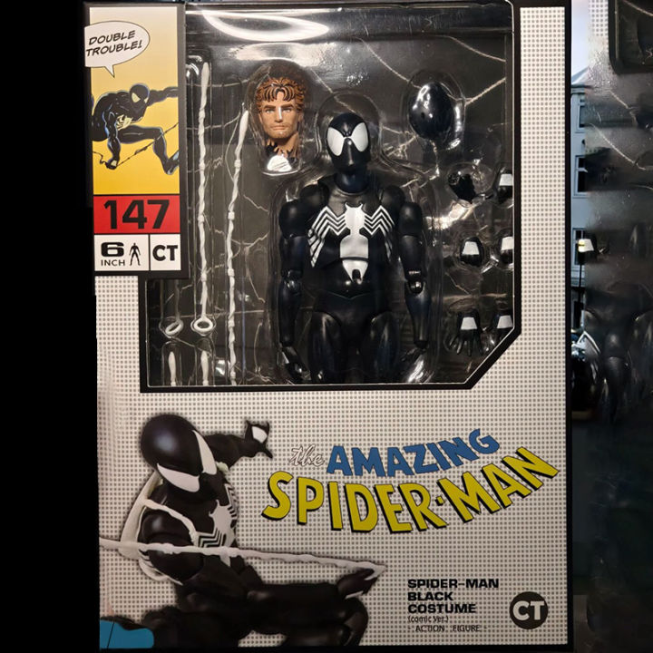 Ct%20Toys%20Anime%20The%20Amazing%20Spiderman%20Mafex%20147%20S.H.Figuarts%20Spider%20Man%20Venom%20Symbiotic%20Action%20Figure%206"%20Action%20Figures%20Model%20Toy%20-%20Image%202