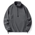 Winter Front Zipper And Front Pocket Design Polar Sweatshirt For Men And Women. 