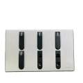 8 Switches+2 Sockets China Fitting Board Plate Galaxy Black Grey Series |For Trendy Walls| All Range Available. 
